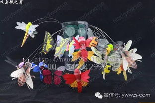 太陽能蝴蝶 2017年火爆庭院裝飾新寵，揭秘義烏小商品展銷會上的新奇特精品